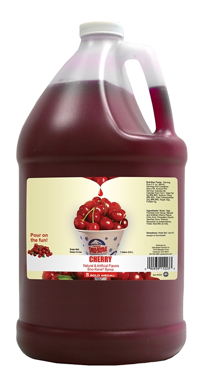 SYRUP SNOW CONE CHERRY 1 GAL  