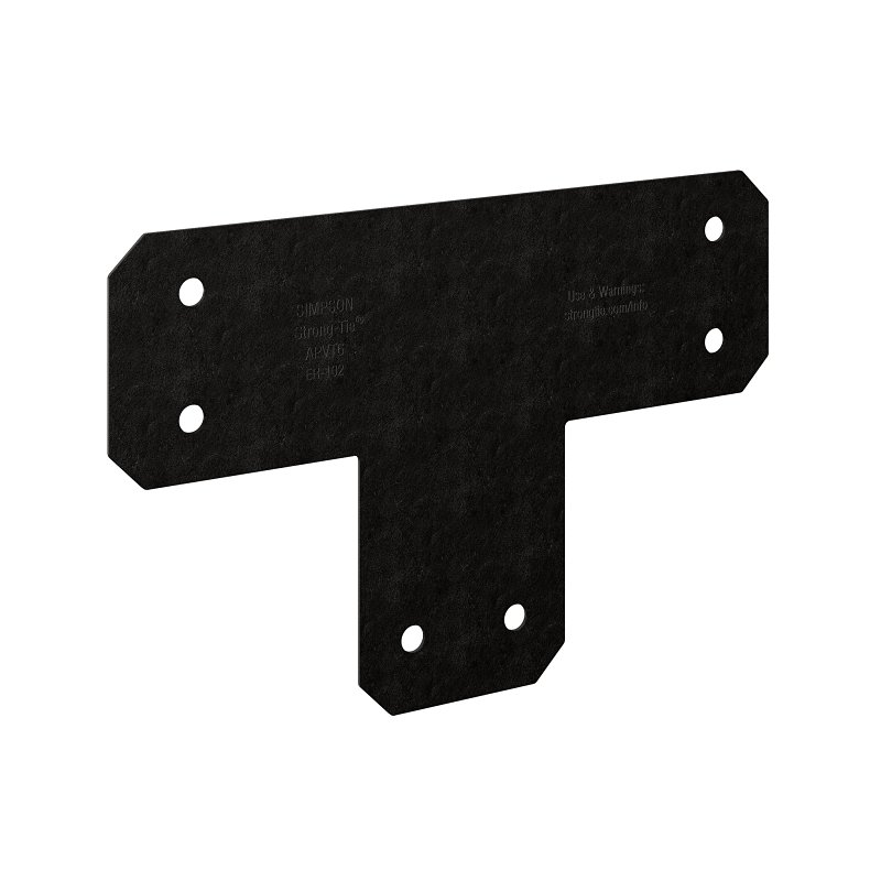 T-STRAP ZMAX BLACK 12GA 6X6IN 
