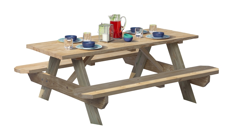 TABLE PICNIC KIT 6 PRE CUT 6FT