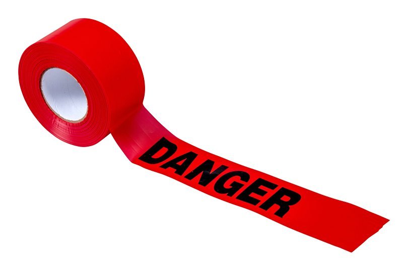 [5499603] TAPE DANGER 2MIL 3INX1000FT   