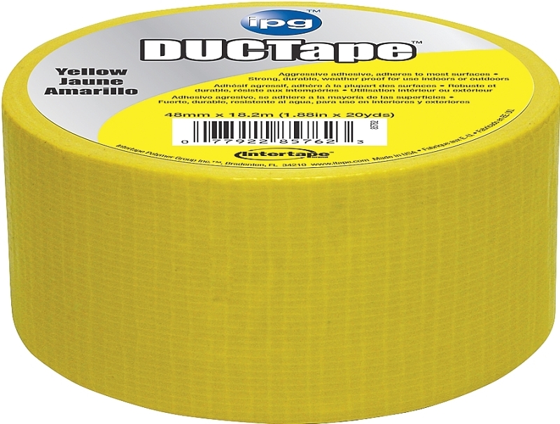 TAPE DUCT YELLOW 1.88INX20YD  