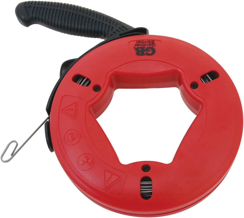 TAPE FISH W/HNDL UNIV RED-BLK 