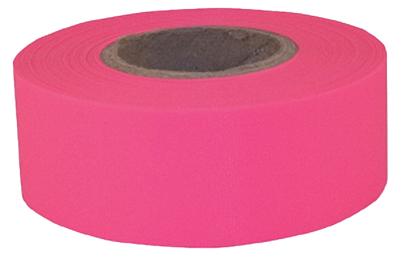 TAPE FLAG PINK 5M 1-3/16X150FT