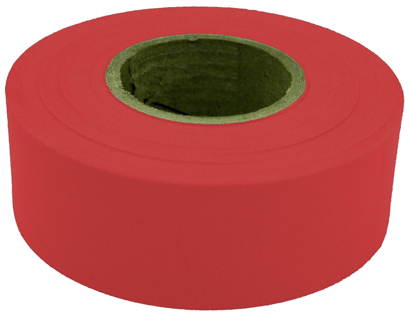 TAPE FLAG RED 1-3/16INX300FT  