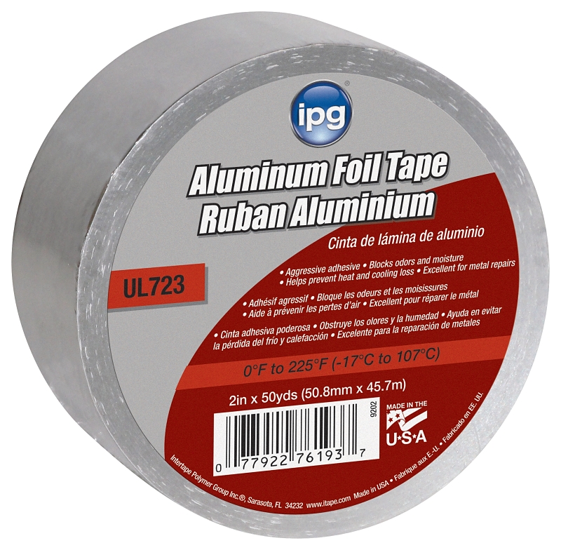 TAPE FOIL ALUM 1.5MIL 2INX50YD