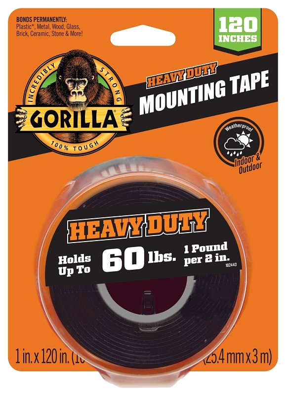 [5122395] TAPE MOUNTING BLACK XL 1X120IN