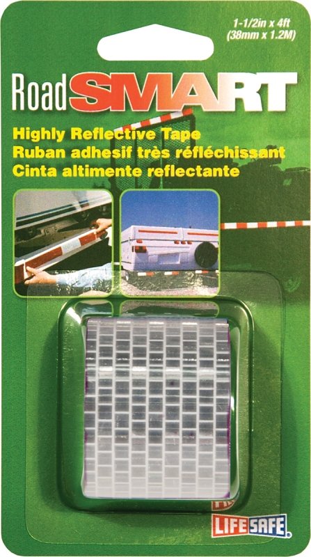[3060316] TAPE RFLCT SILV RL 1-1/2X4FT  