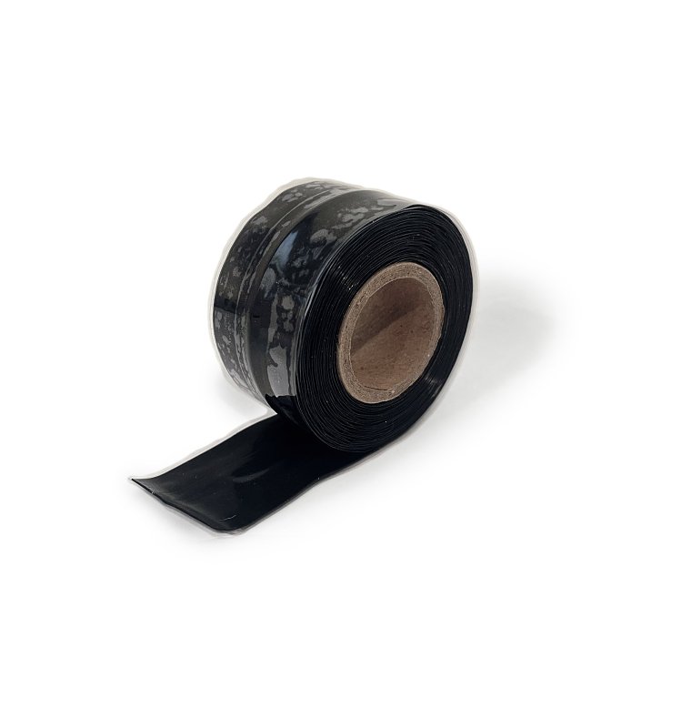 TAPE SILICONE BLACK 1INX12FT  