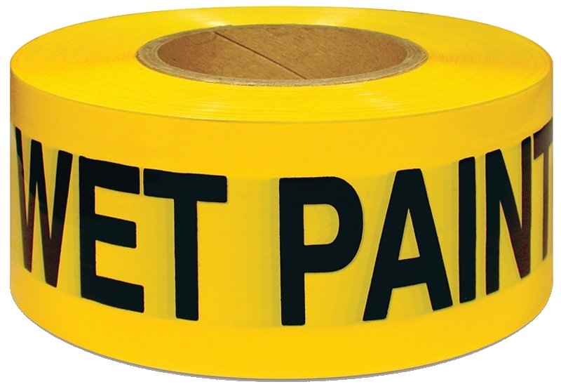 [6967251] TAPE WET PAINT 300 FEET VINYL 