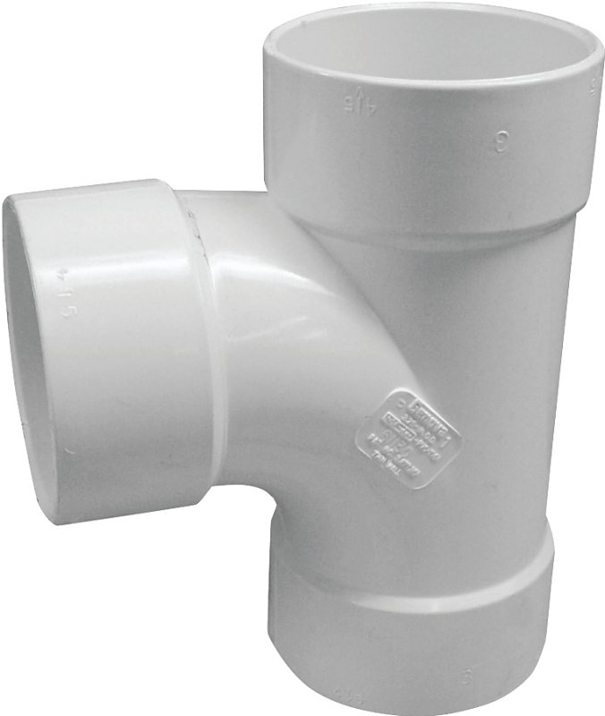TEE DRAIN SANITARY PVC 6IN    