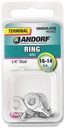 TERM RING 16-14 UNINS 1/4     
