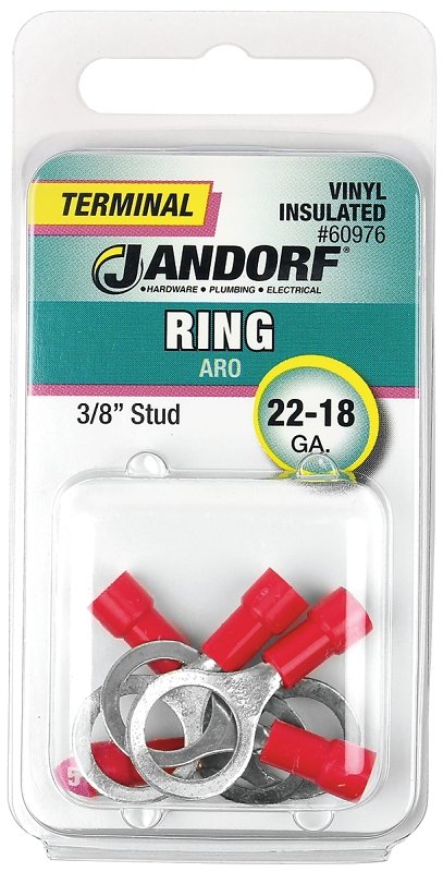 TERM RING 22-18 VIN IN 3/8    
