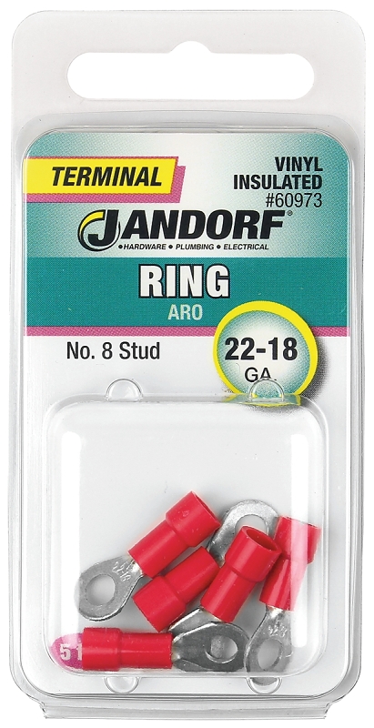 TERM RING 22-18 VIN INS N8    