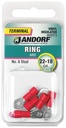 TERM RING 22-18 VIN INS N8    