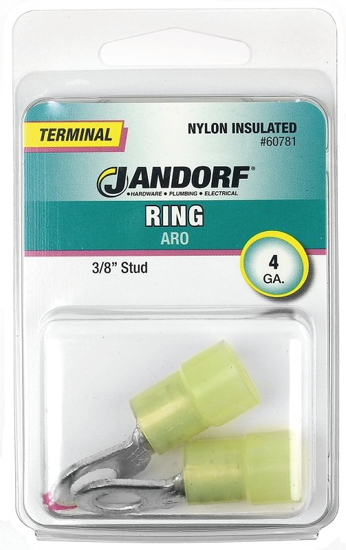TERM RING 4SD NYL INS 3/8     