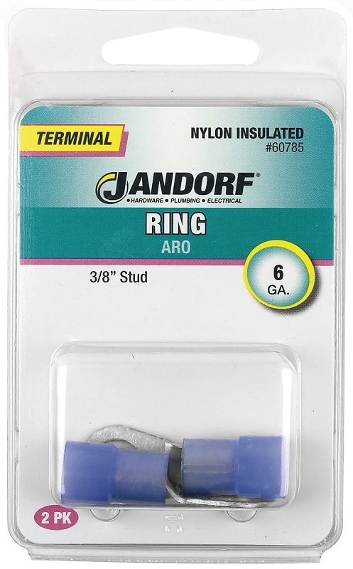 TERM RING 6ST NYLN INS 1/4    
