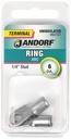TERM RING 6ST UNINSUL 1/4     