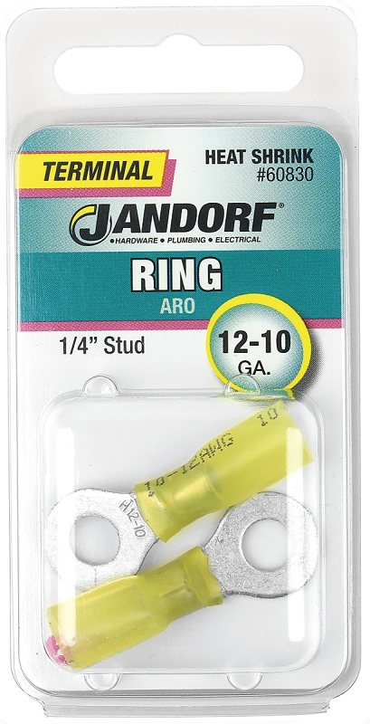 TERM RING HEAT SHRINK .25 STUD