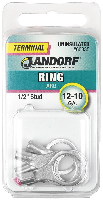TERM RING UNINSUL .5STUD 12-10