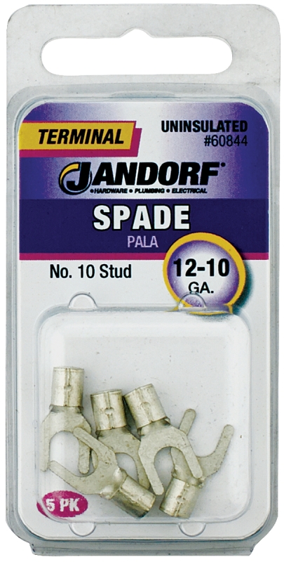 TERM SPADE UNINSUL NO10 STUD  
