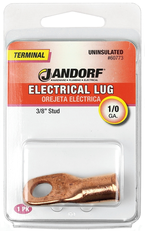 TERMINAL ELEC LUG 1/0 UN 3/8IN