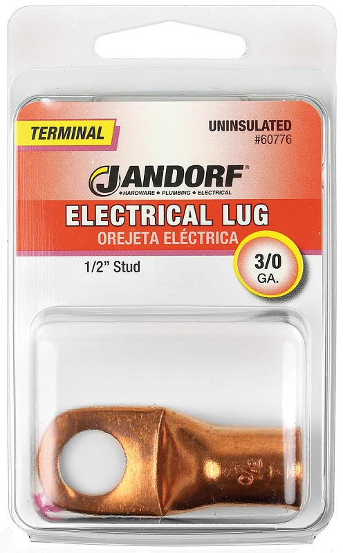 TERMINAL ELEC LUG 3/0 UN 1/2IN
