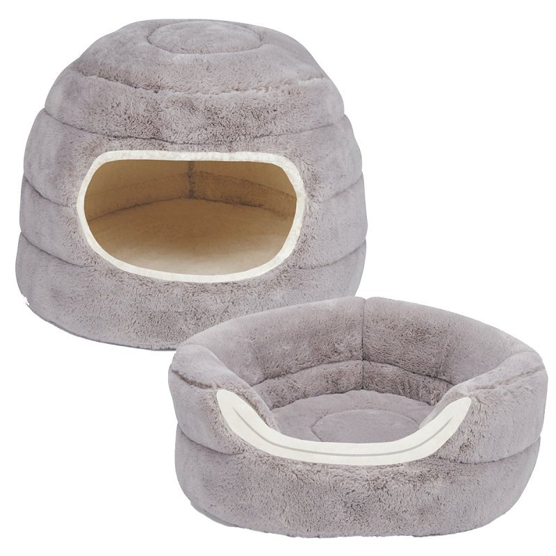 THERMAPET CUDDLER BED GRAY    