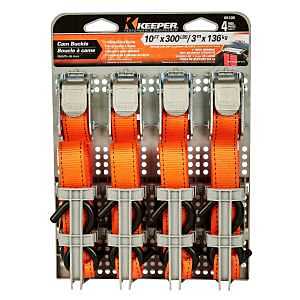 TIEDN CAM BCKL 300LB 4PK 10FT 