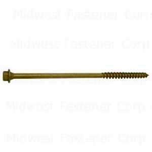 TIMBER SCREW HEX TAN 1/4 X 6IN