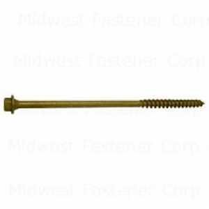 TIMBER SCREW HEX TAN 5/16X12IN