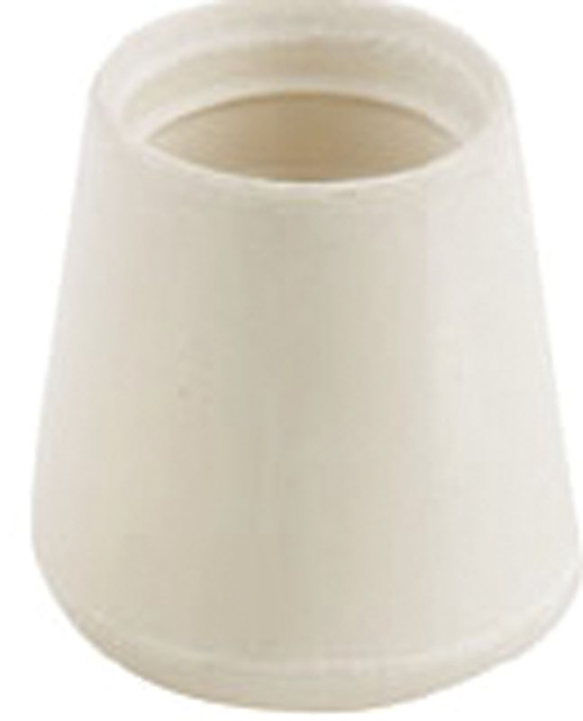 TIP FURNITURE LEG WHT 1-1/8IN 