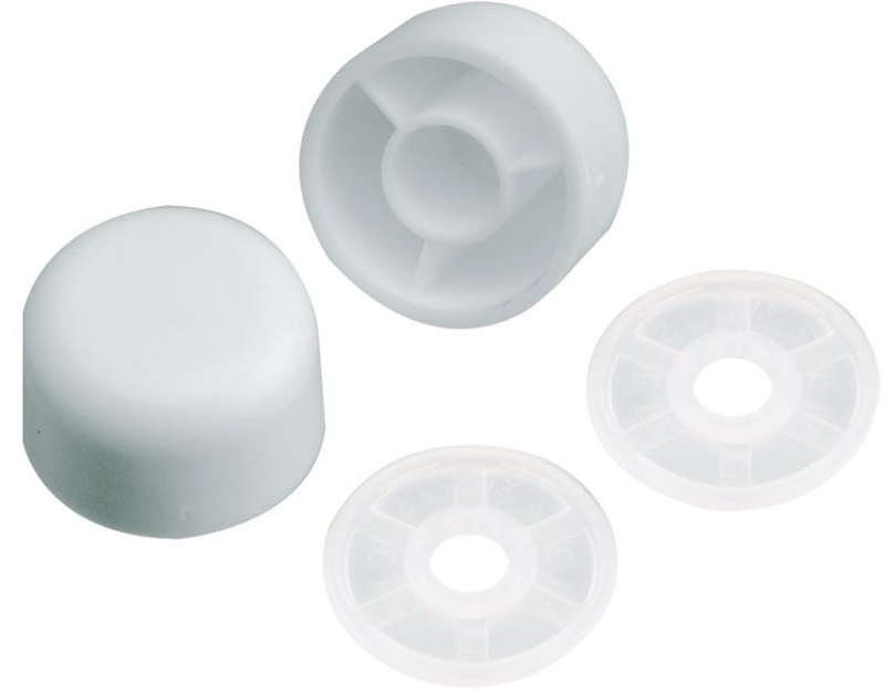 TOILET BOLT CAP ROUND PLASTIC 