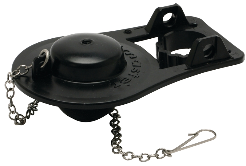 TOILET FLAPPER SURE-FIT BLACK 