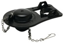 TOILET FLAPPER SURE-FIT BLACK 