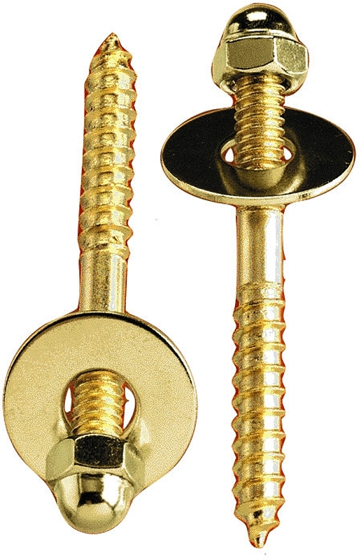 TOILET SCREW SET 1/4X2-1/2    