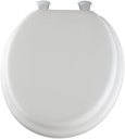 TOILET SEAT RND SOFT WD WHITE 