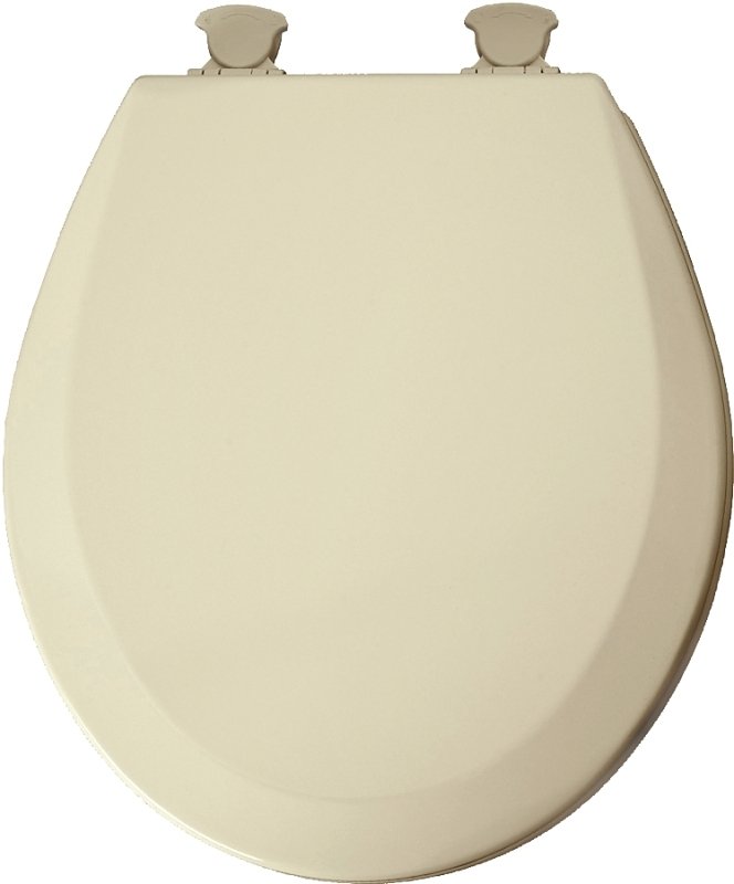[6381842] TOILET SEAT RND WOOD BONE     