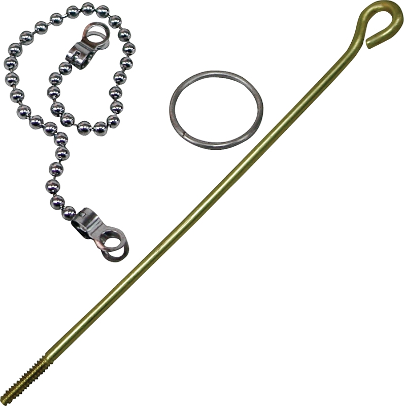 TOILET TANK BALL/CHAIN 4.5IN  