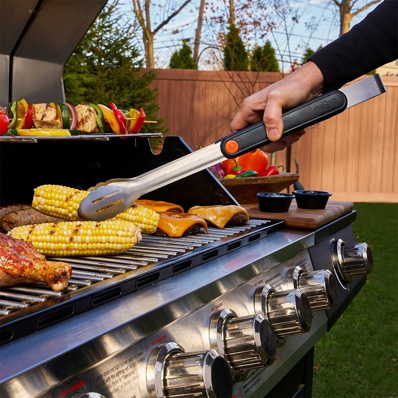 TONGS STAINLESS STEEL 16.9IN  