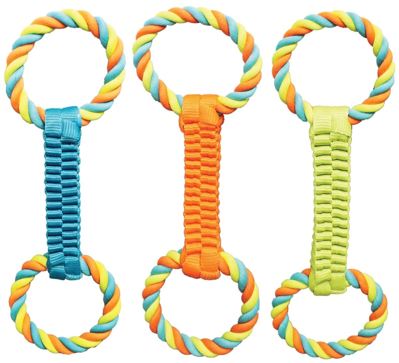 TOY PET TUG BRAIDED NYLON     