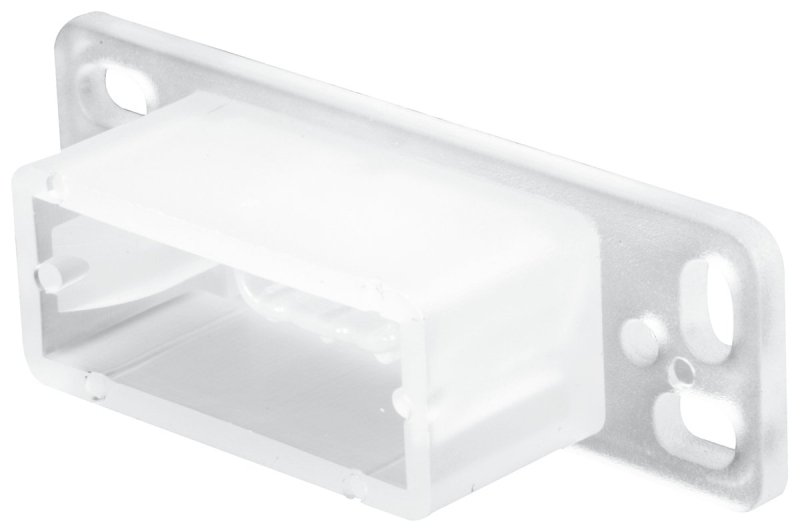 TRACK DRAWER BACK PLATE WHITE 