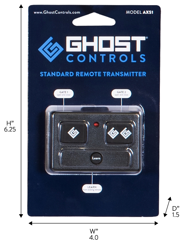 TRANSMITTER STANDARD 3 BUTTON 
