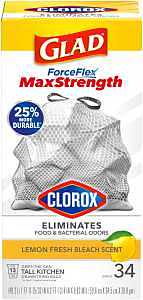 TRASH BAG DS LEMON GRAY 13GA  