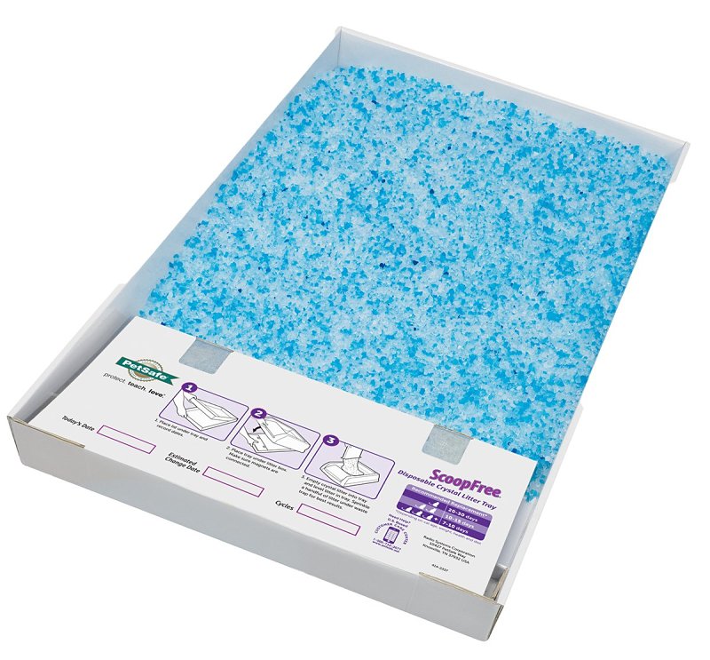 TRAY LITTER DISPOSABLE BLUE   