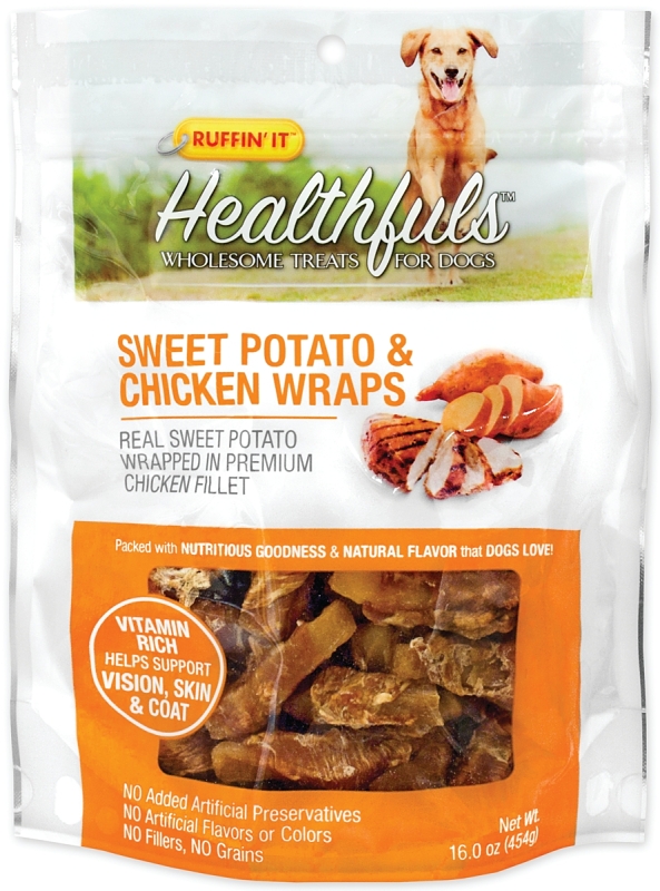 TREAT CHICKEN SW POTATO 16OZ  