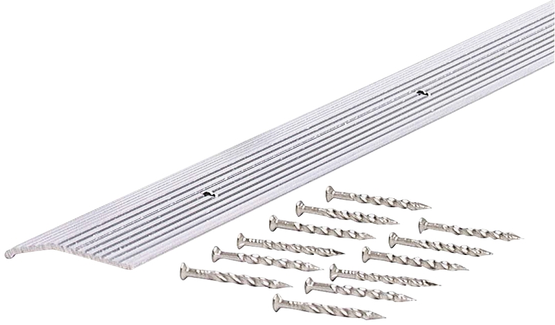 TRIM CARPET FLUT SLVR 1-3/8X76