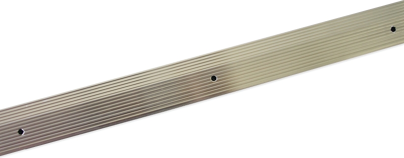 TRIM CARPET FLUT SLVR 1-3/8X96