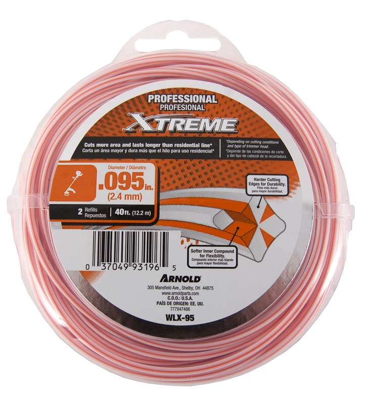 TRIMMER LINE LP 2RF .095X40FT 