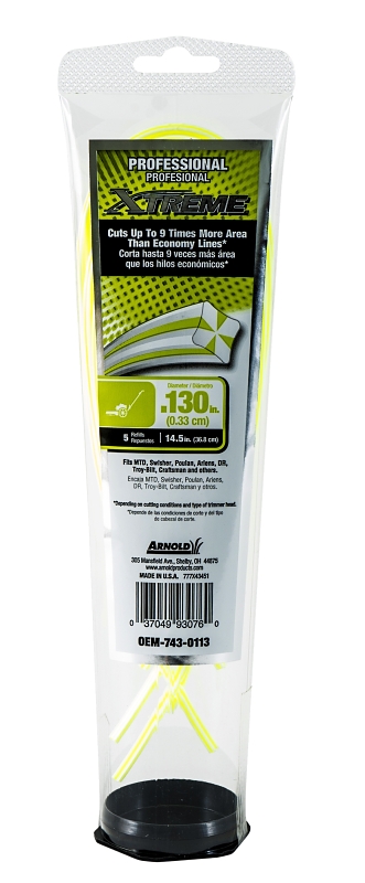 TRIMMER LINE PRECUT .130X120FT