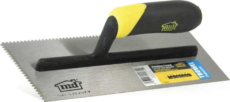 TROWEL NOTCH V ANGLED 1/8IN   